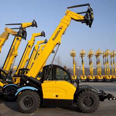 Haulotte machines fleet from Belaruslift - belarus