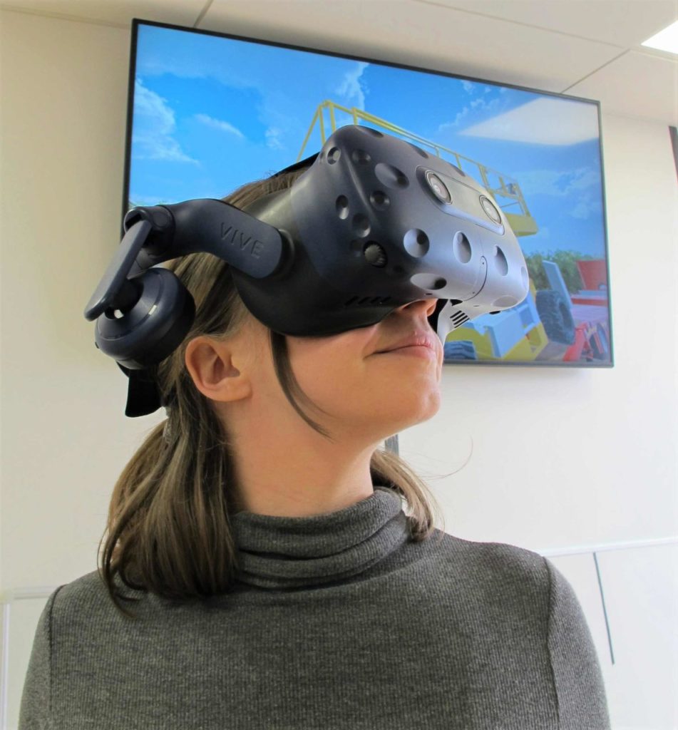 Test virtual reality on Haulotte Headquarter