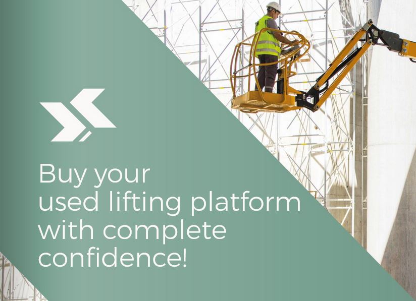 buy your used lifting platform with complete confidence!
