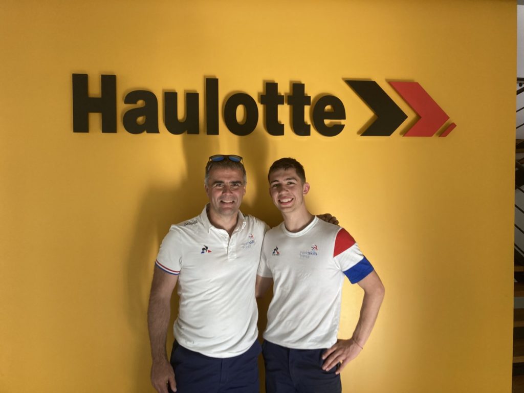 Haulotte - Johan Beillevaire, Bruno Monglon training for Worldskills 2024