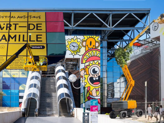 Festival Airt de Famille Haulotte MEWP in action